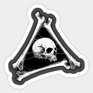 Skull Design Sticker